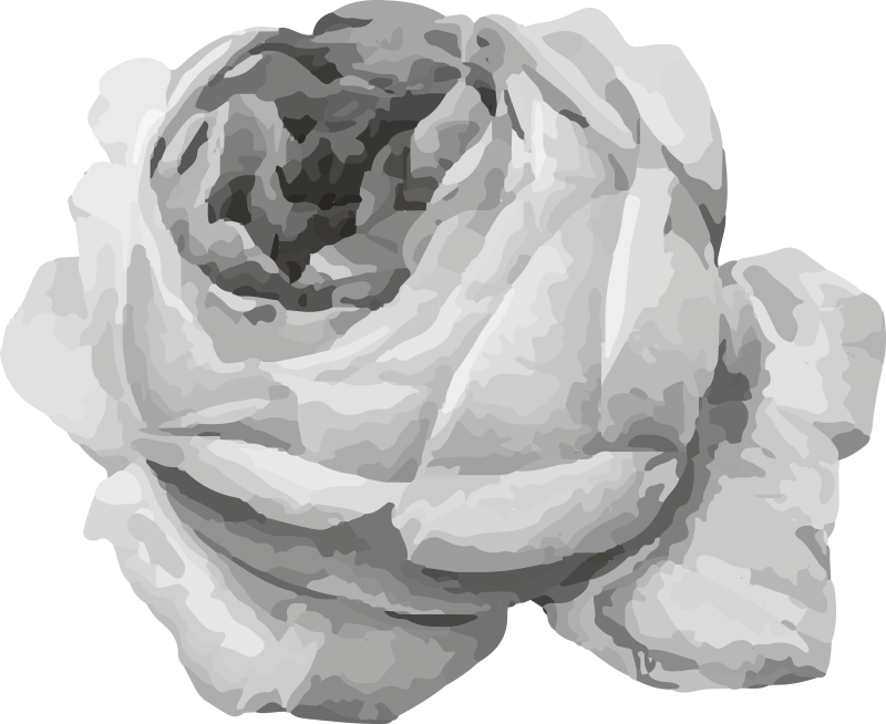 Rose Blossom floral vinyl rug - TenStickers