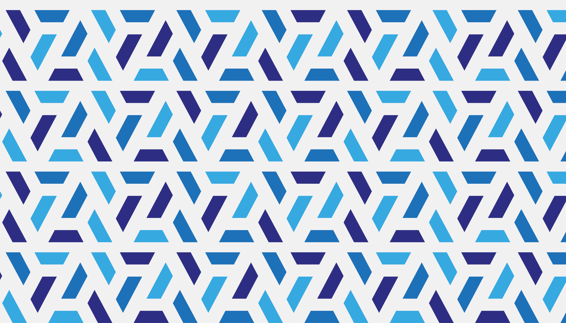 Blue geometric pattern tile carpet - TenStickers