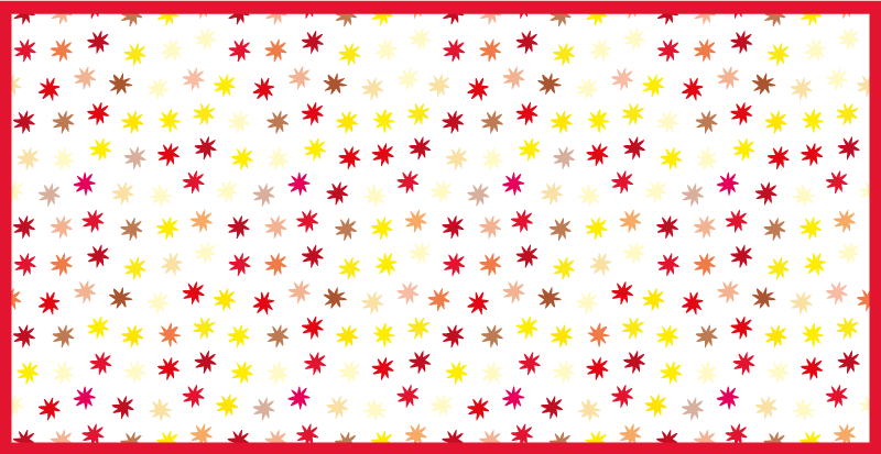Vibrant Star Motif kids vinyl rug - TenStickers