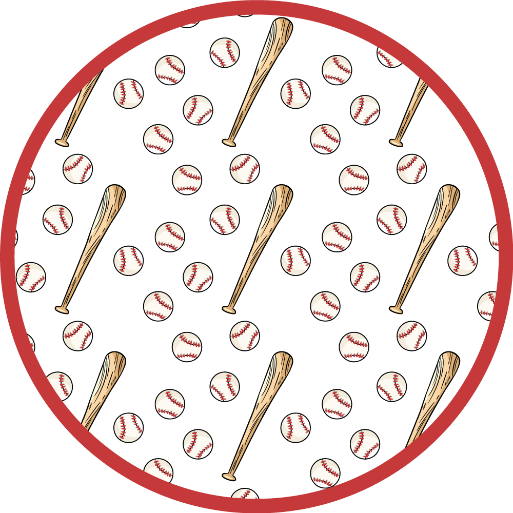 Baseball Season Fun game vinyl rug - TenStickers