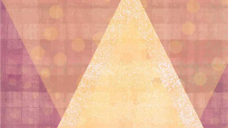 Triangular Color Scheme geometric vinyl rug - TenStickers