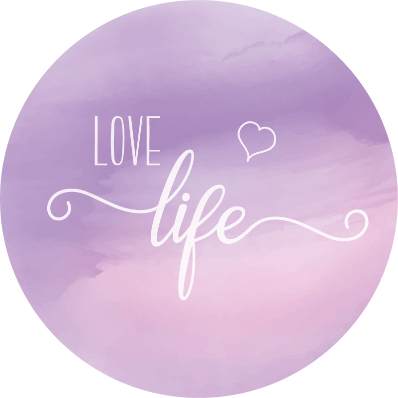 Custom rug for a meaningful life - TenStickers