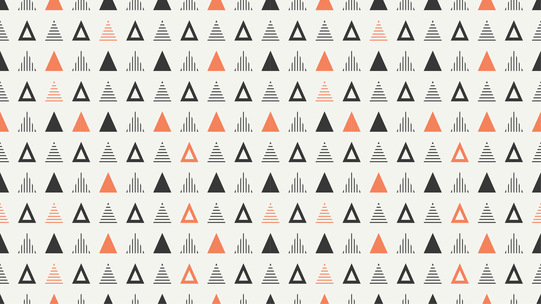 Small triangles pattern Scandinavian vinyl rug - TenStickers