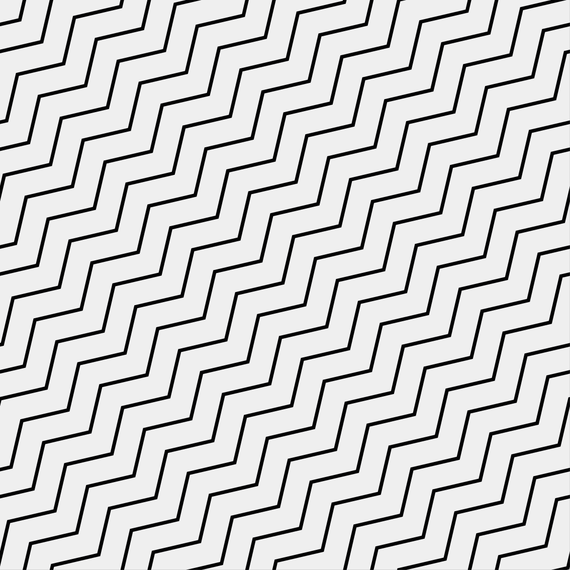 Zigzag trend geometric vinyl rug - TenStickers
