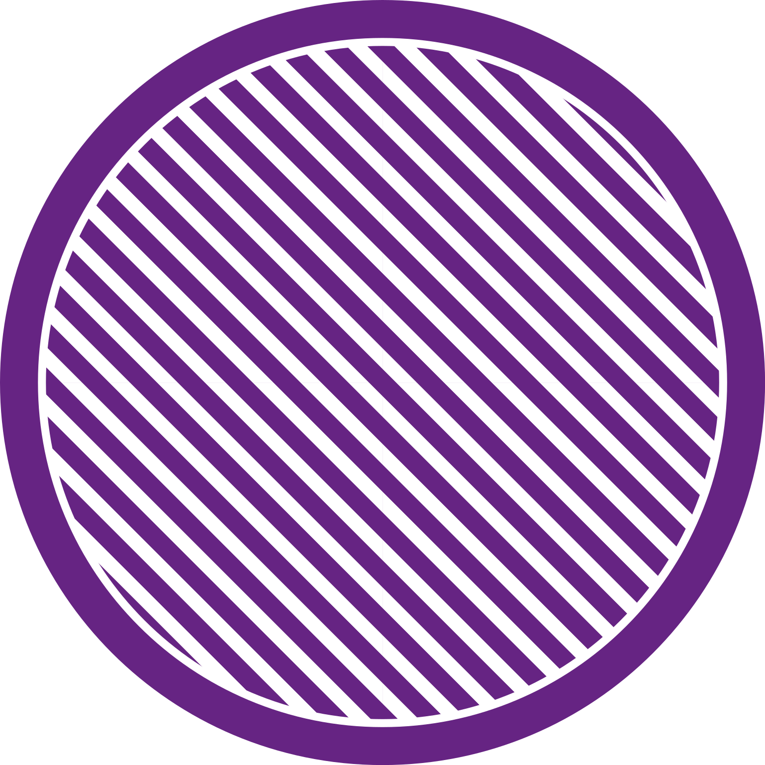 Lavender Barred Sphere striped vinyl rug - TenStickers
