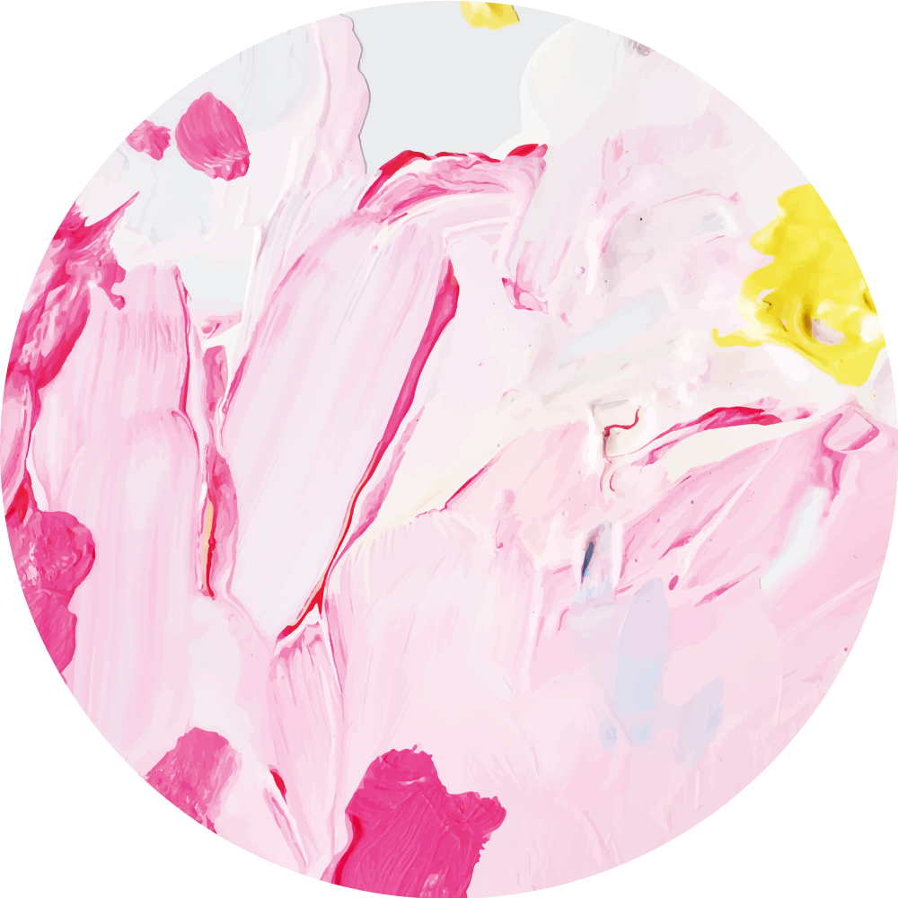 Conceptual Botanical Burst floral vinyl rug - TenStickers