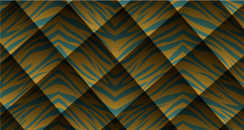 Zebra print abstract background rectangular rug - TenStickers