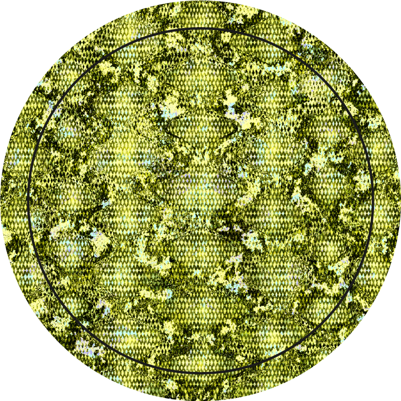 Reptile green skin animal print vinyl rug - TenStickers