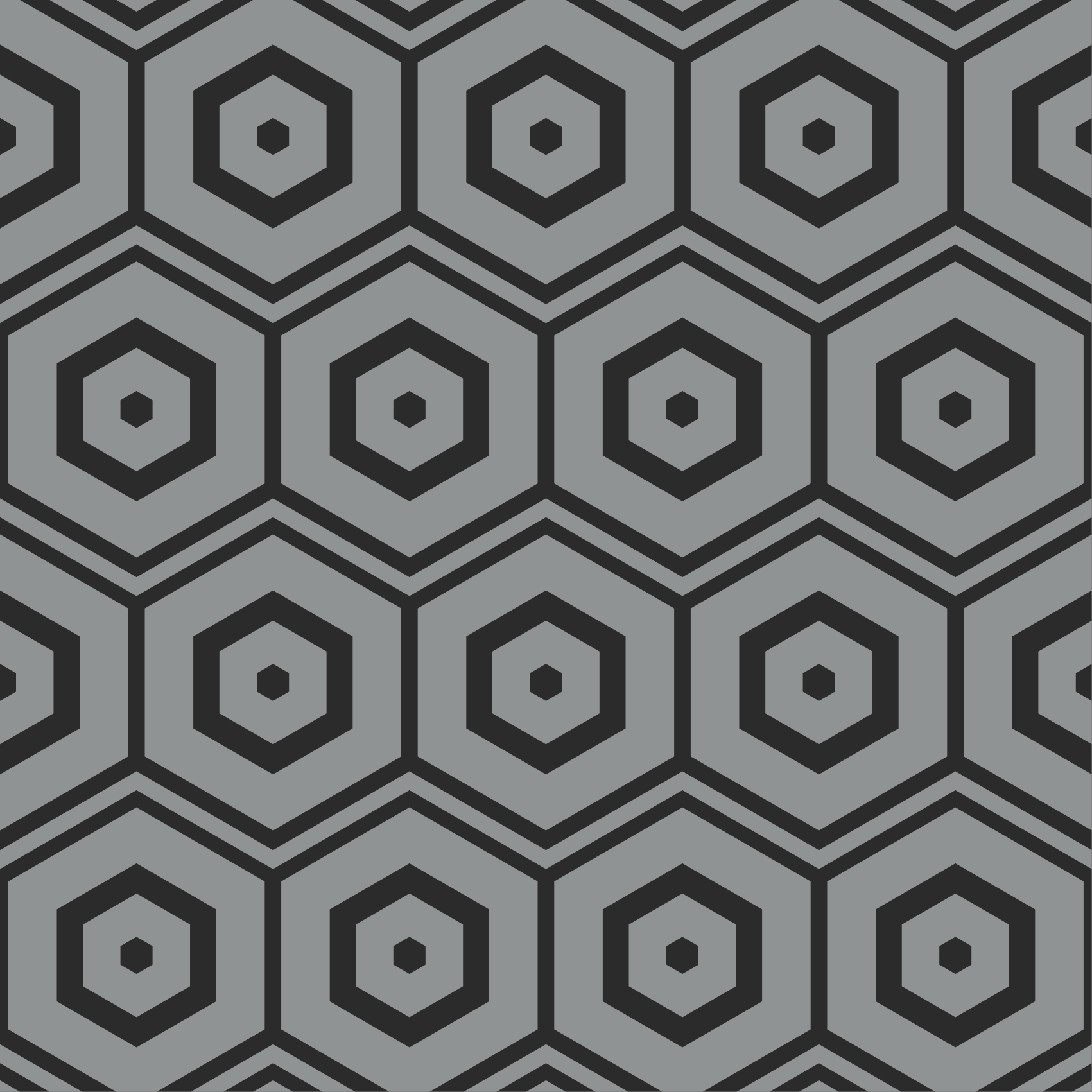 Hexagon Patterns geometric vinyl rug - TenStickers