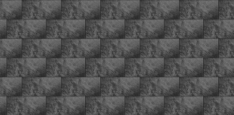 Dark grey stone slabs tile carpet - TenStickers