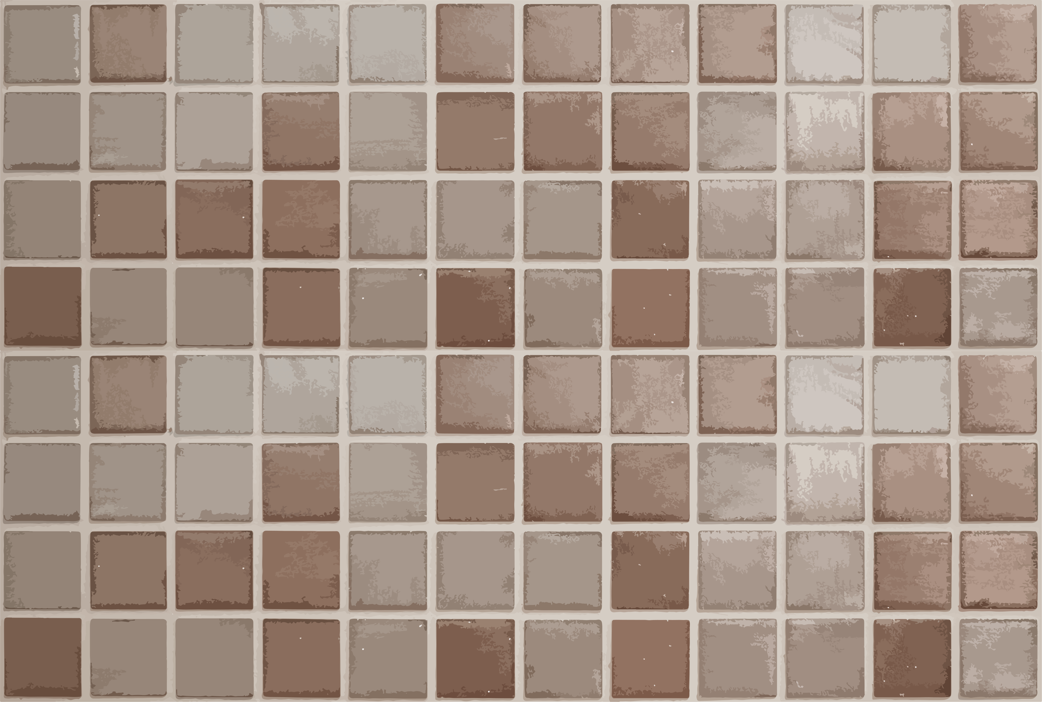 Ceramic squares pattern tile vinyl rug - TenStickers