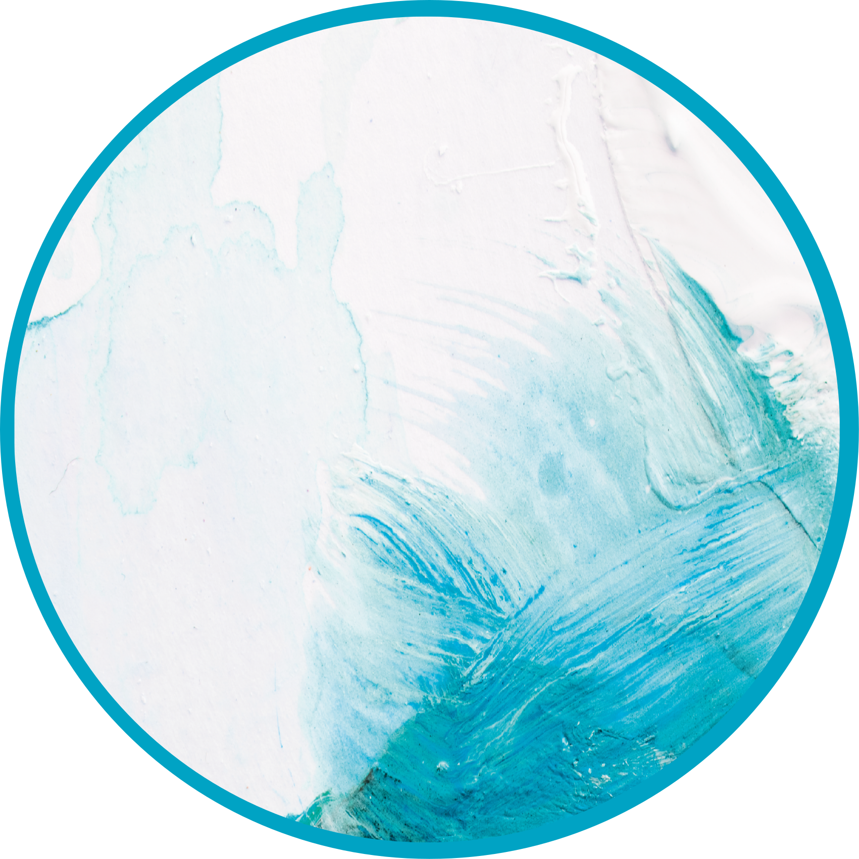 Oceanic water hues nature vinyl rug - TenStickers