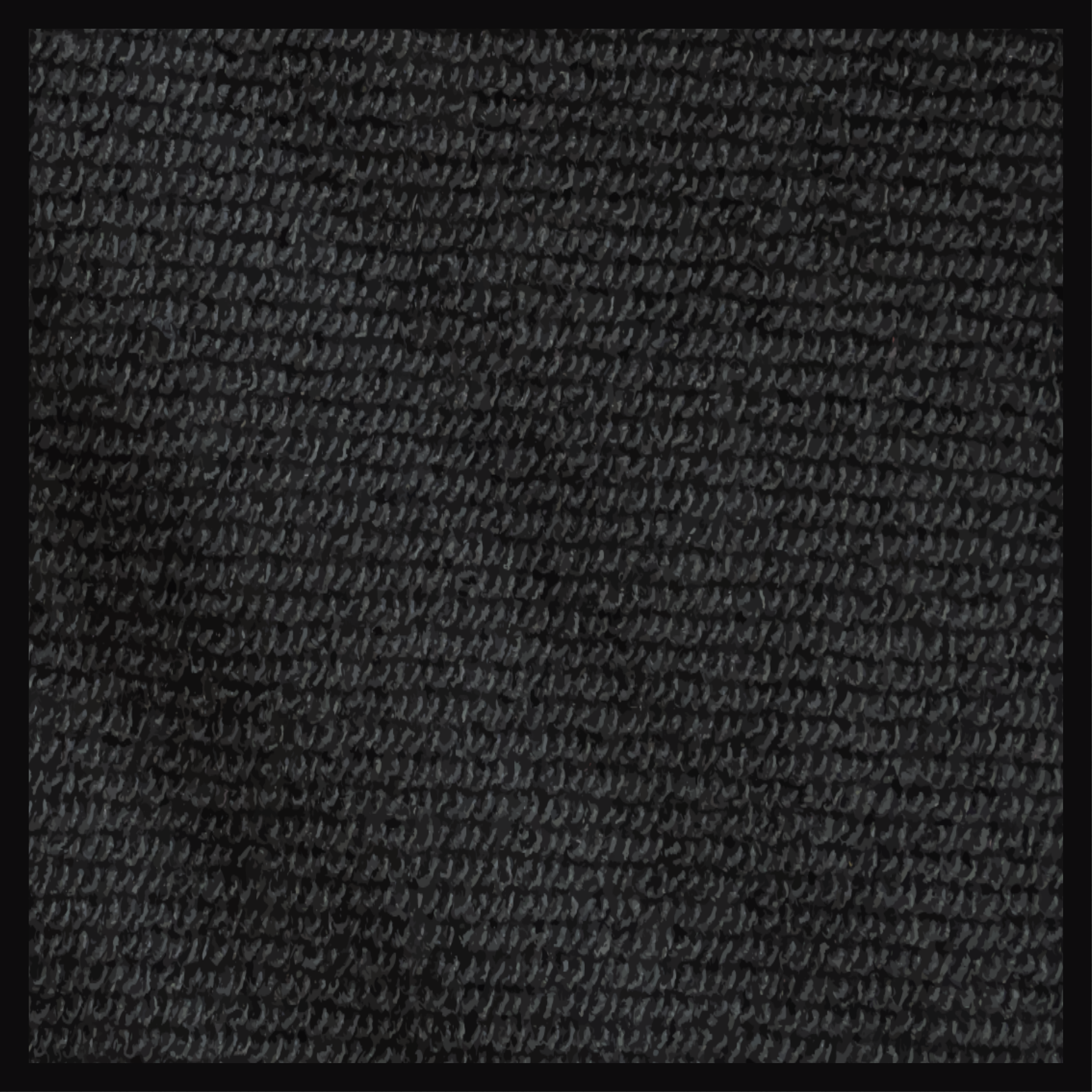 Textured Black Layer bathroom vinyl rug - TenStickers