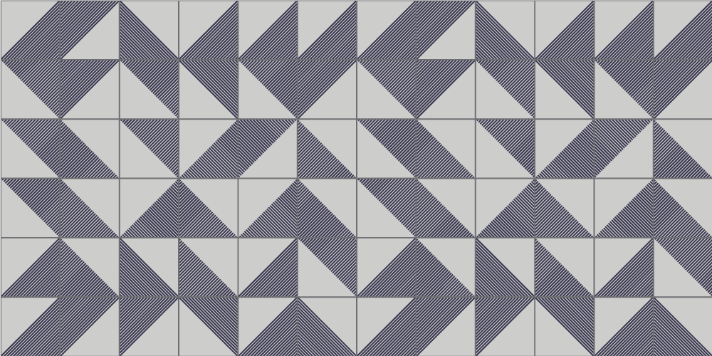 Zig zag gray tiles bathroom flooring - TenStickers
