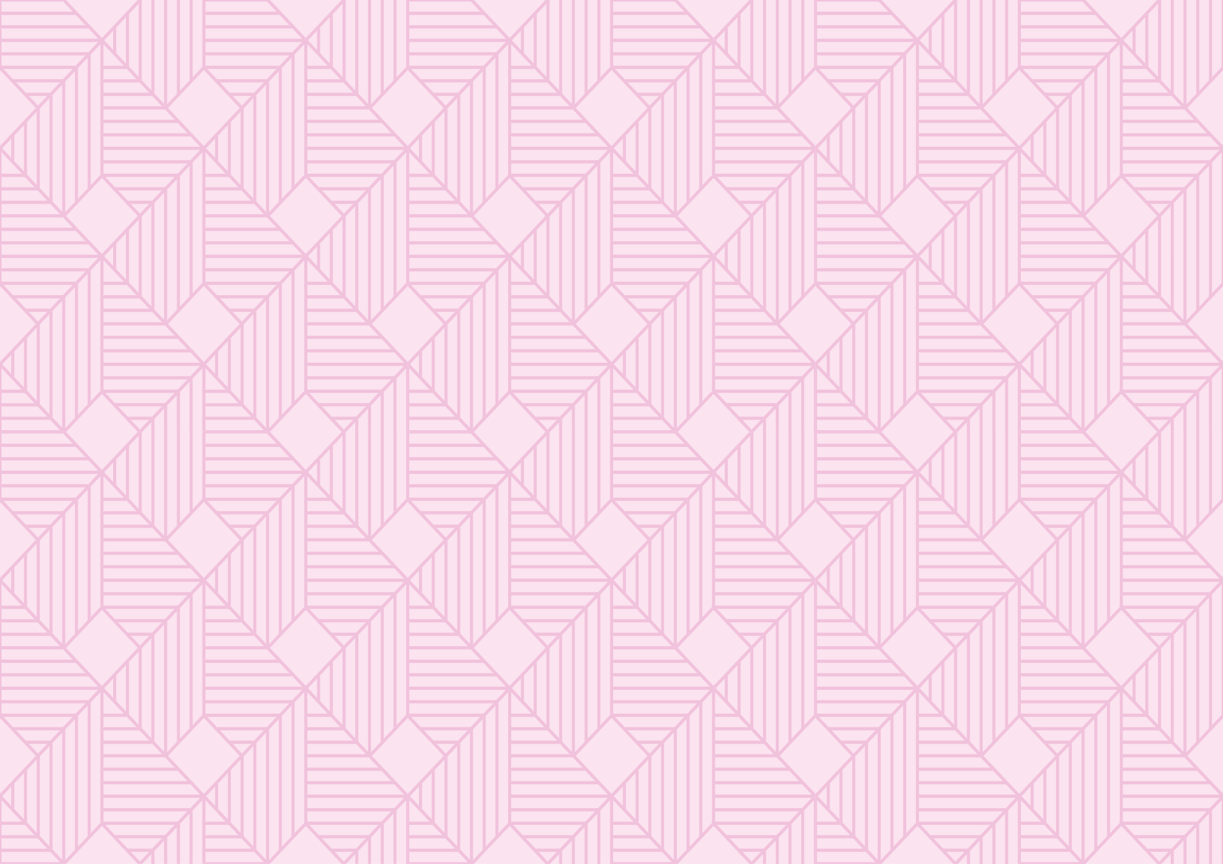 Pink elegant patterns geometric vinyl rug - TenStickers
