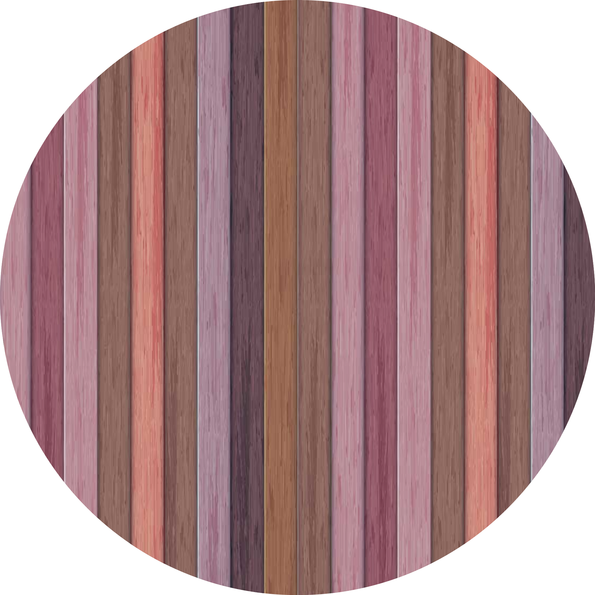 Diagonal purple stripes wood effect vinyl rug - TenStickers