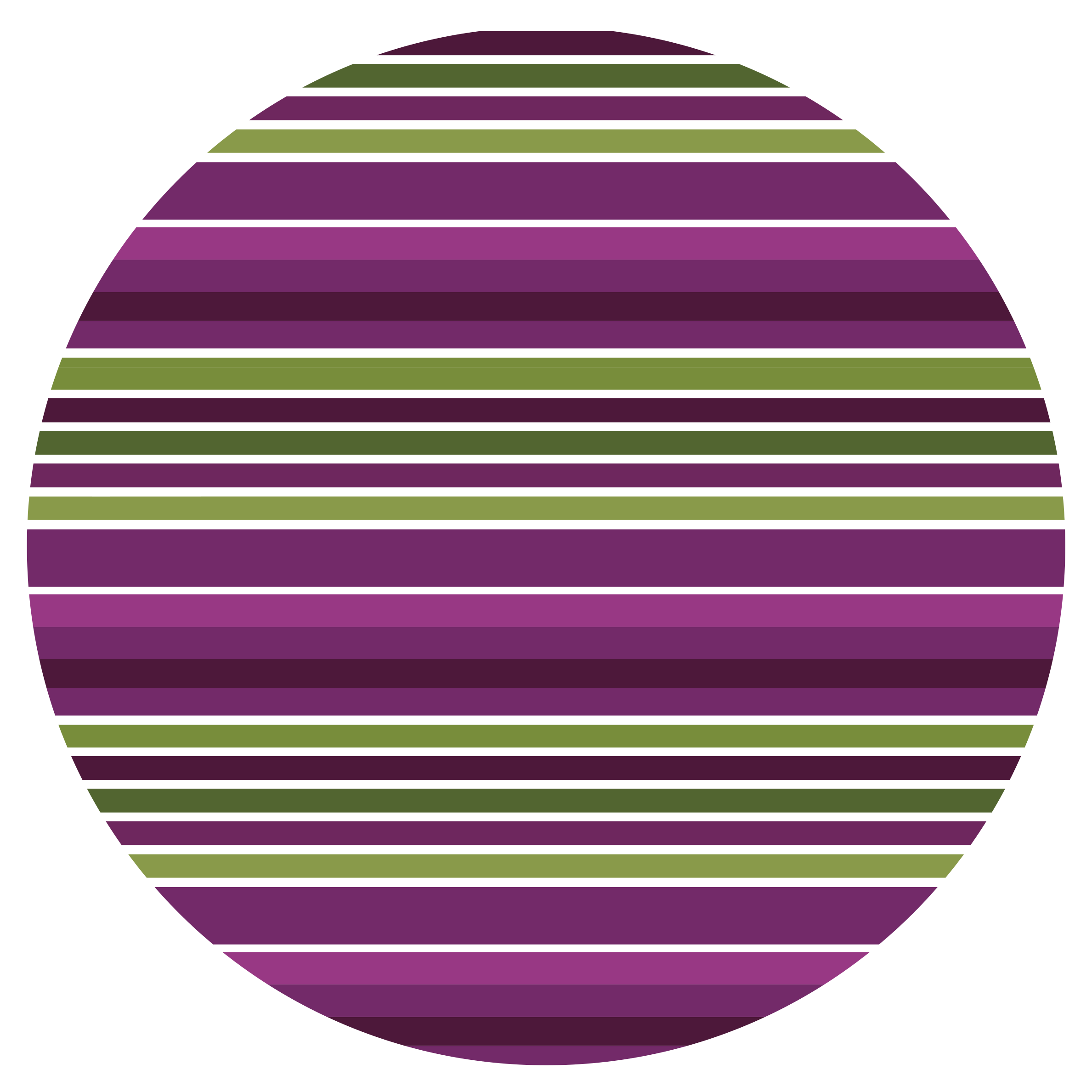 Green and purple striped vinyl rug - TenStickers