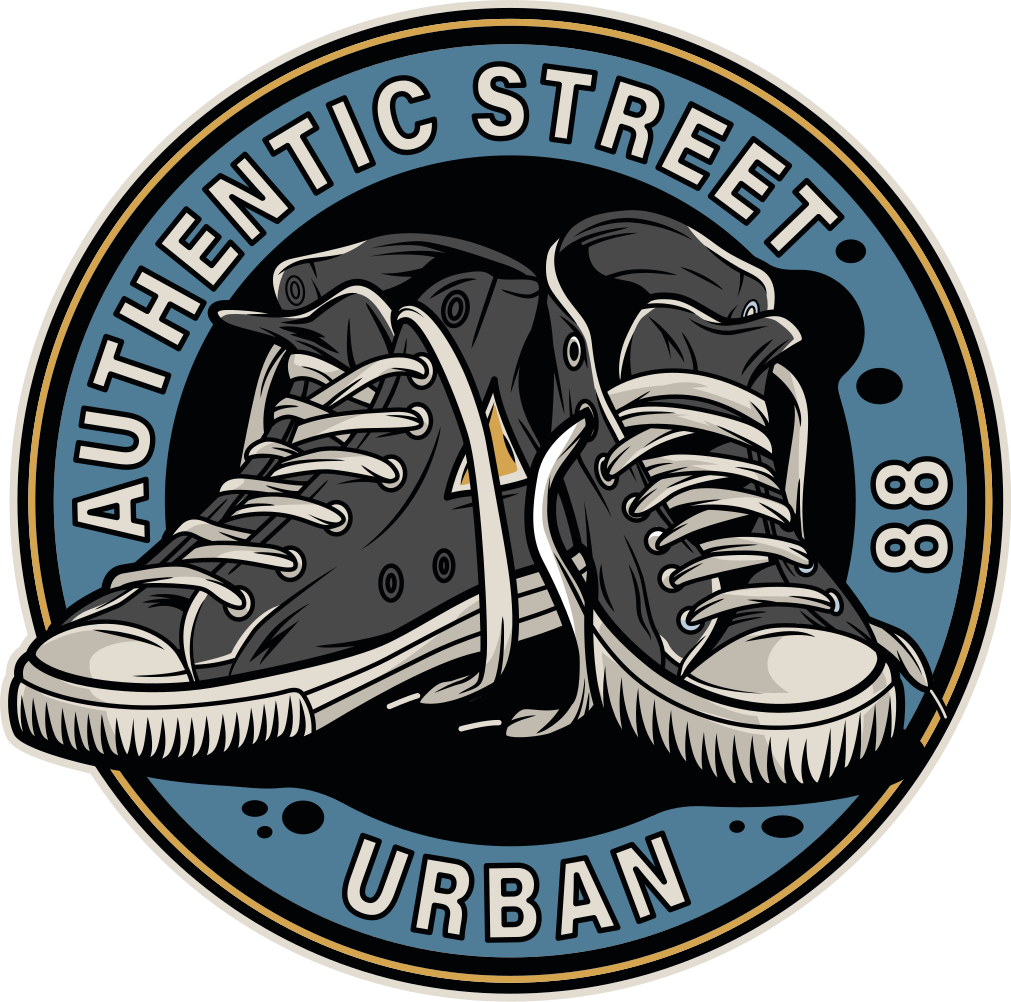 Street style sneakers teen vinyl rug - TenStickers