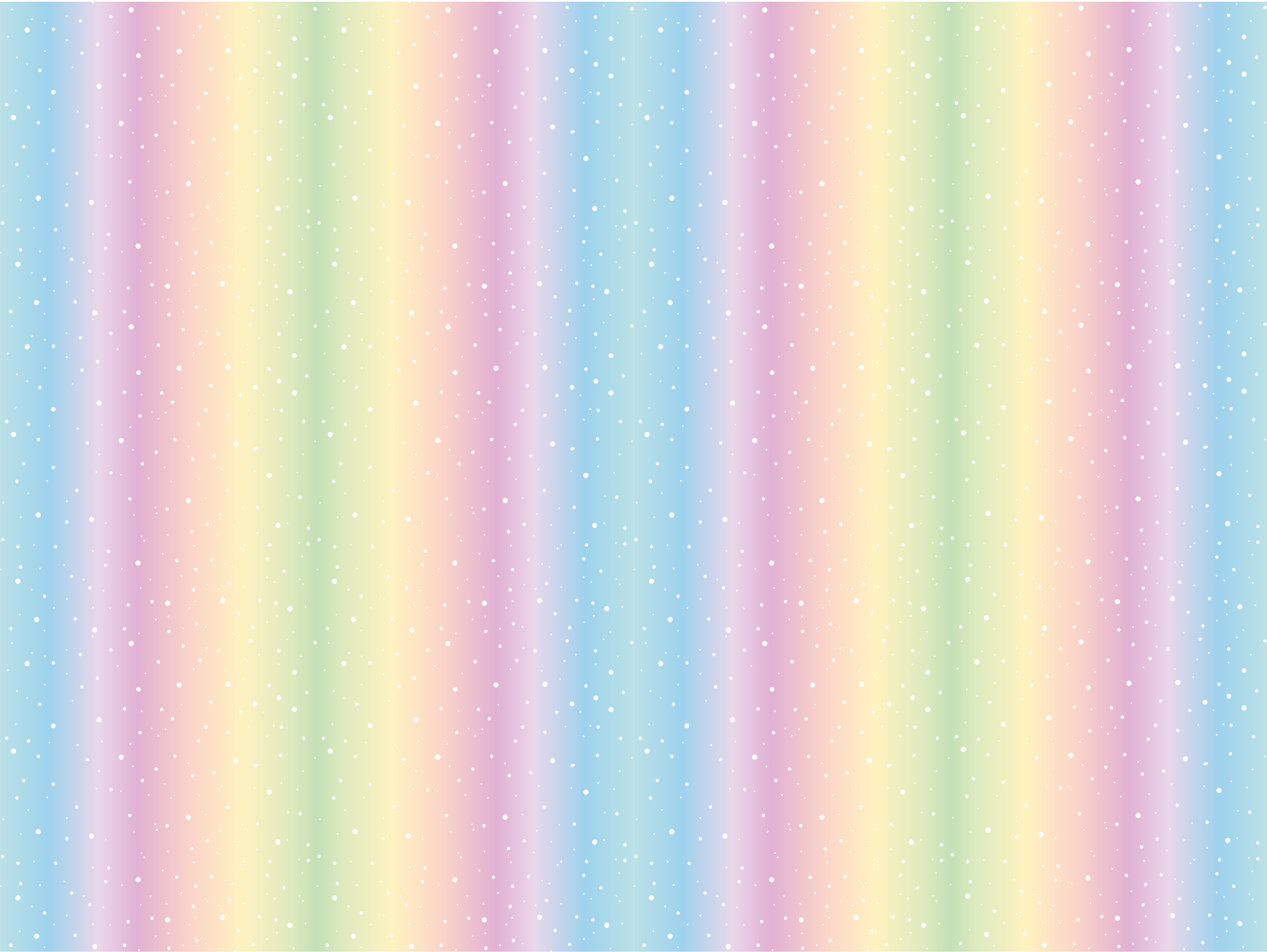 Pastel Rainbow Pattern kids vinyl rug - TenStickers