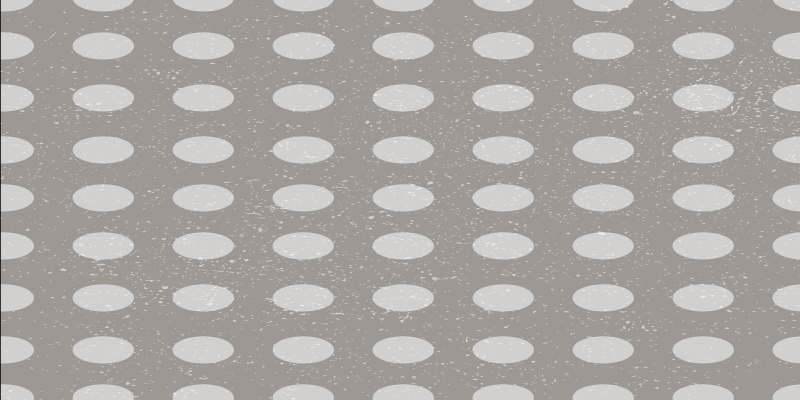 Polka Dot Pattern striped runner rug - TenStickers