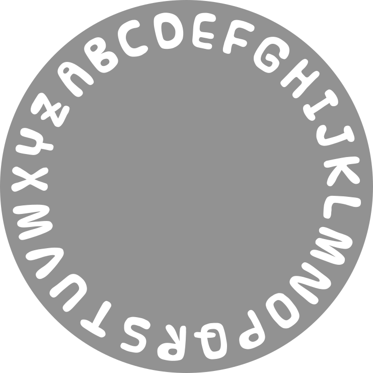 Alphabet Circle abc carpet - TenStickers