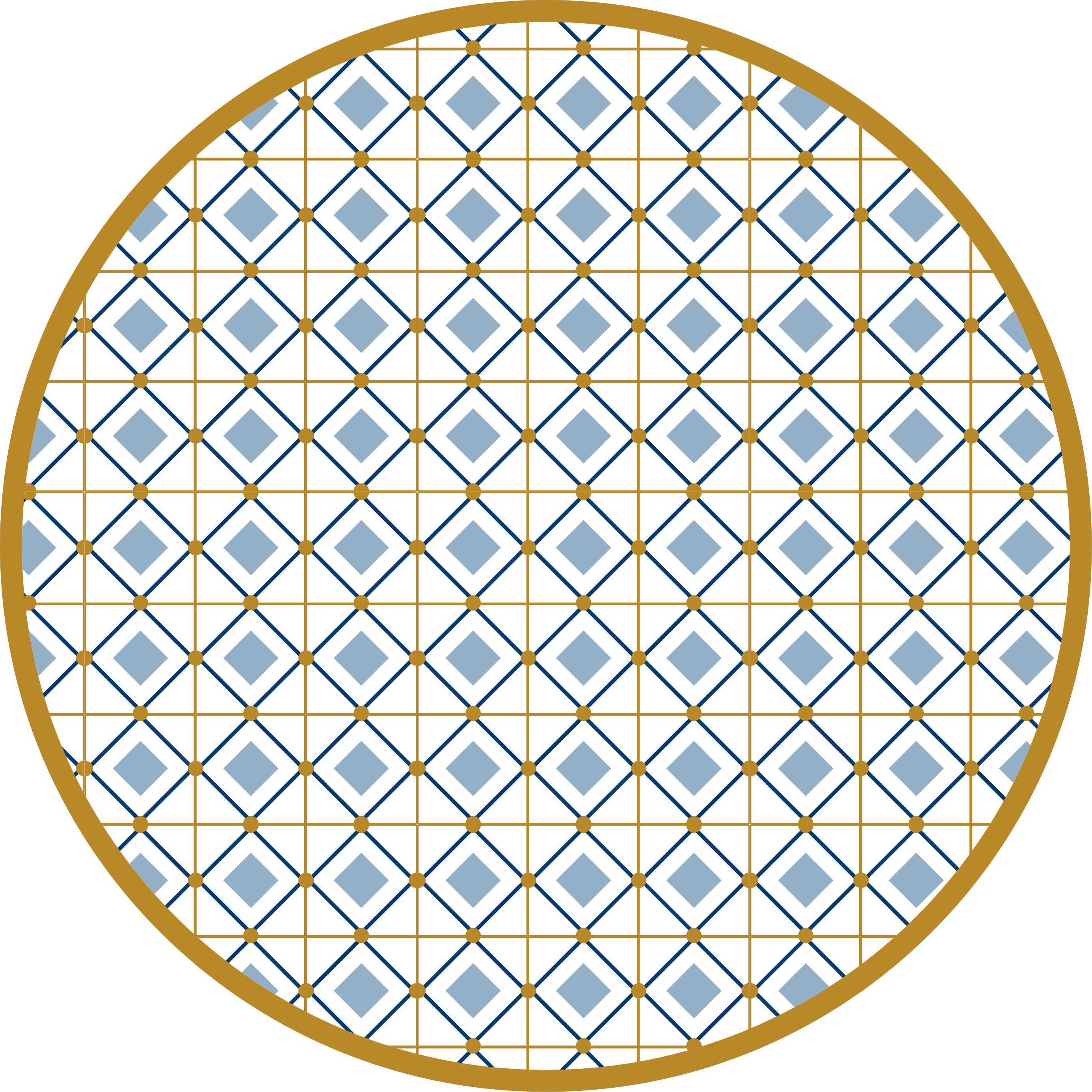 Circular Tiles tile vinyl rug - TenStickers