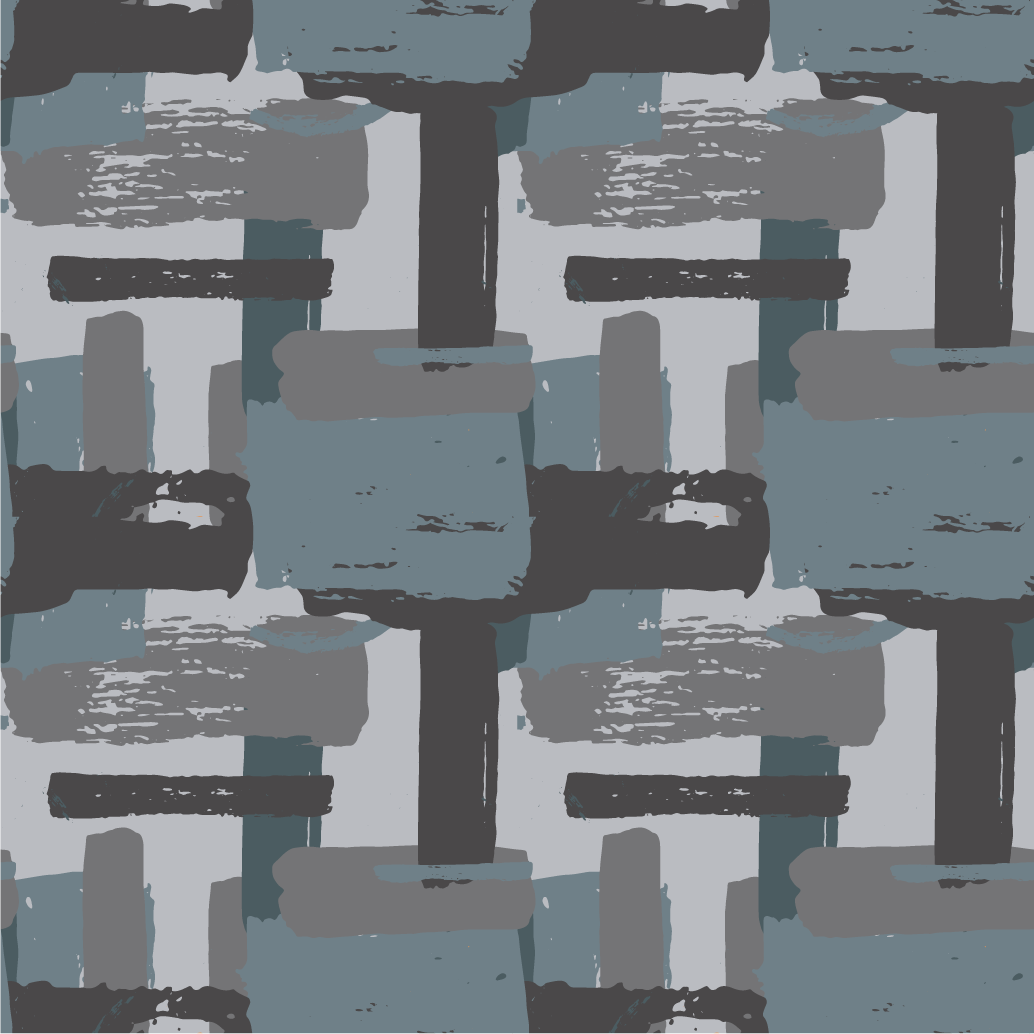 Abstract Mosaic mosaic vinyl rug - TenStickers