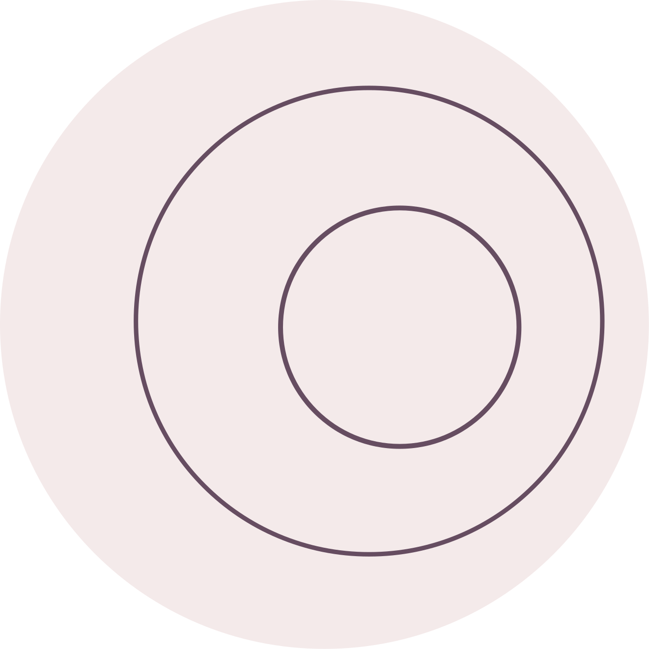 Minimalist Circular Design minimalist rug - TenStickers