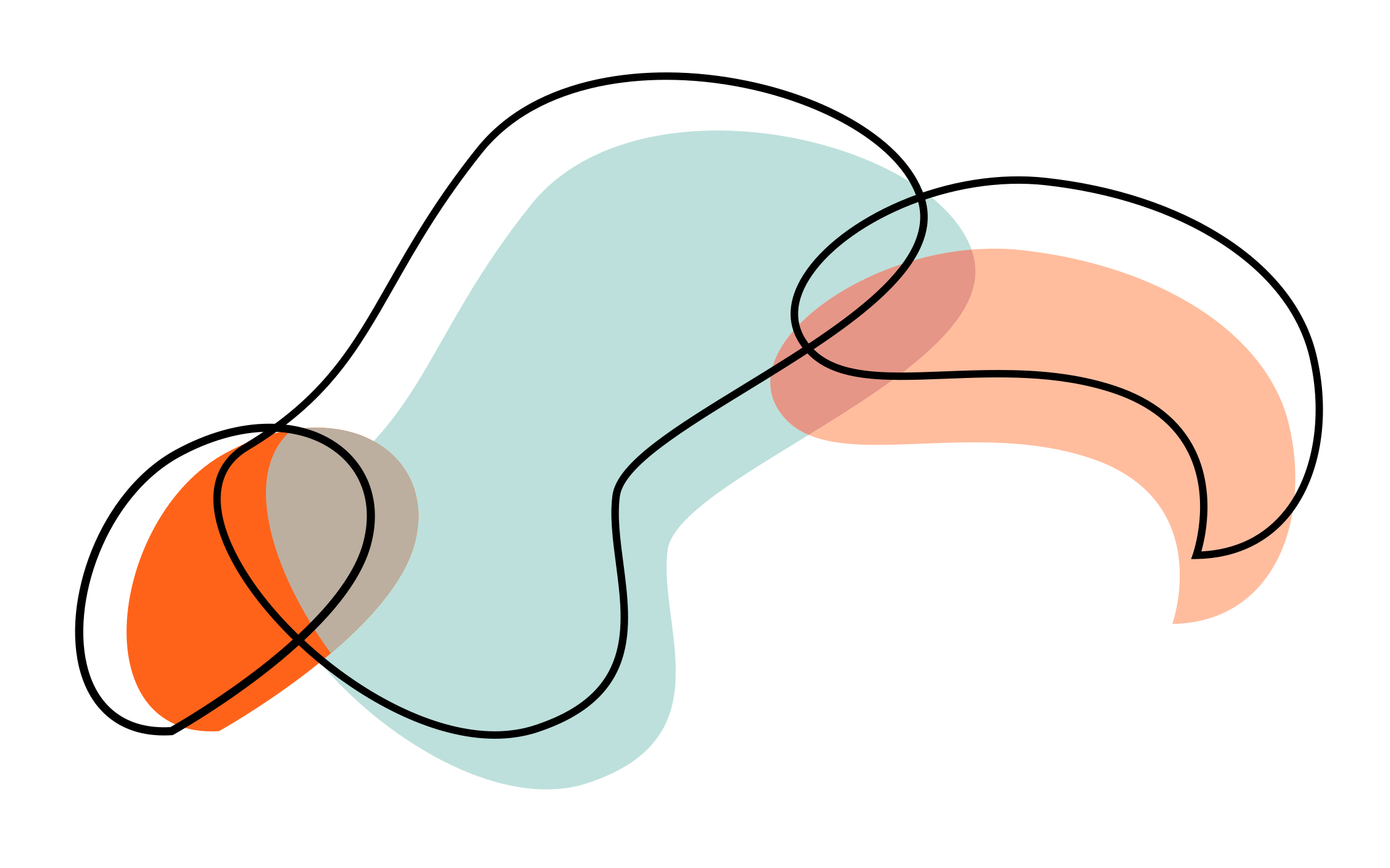 Abstract Geometric Shapes Overlay minimalist rug - TenStickers