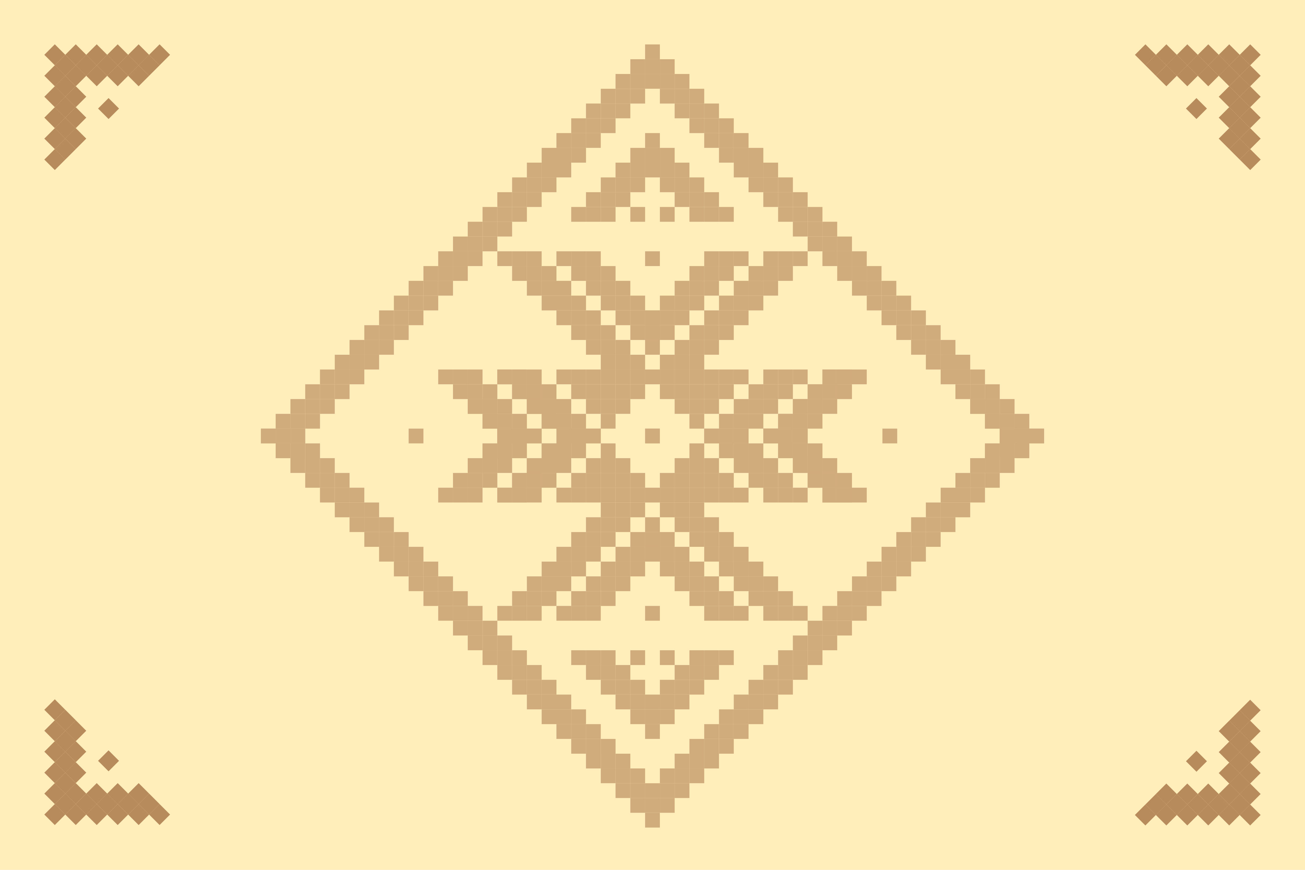 Elegant geometric contrast living room vinyl rug - TenStickers