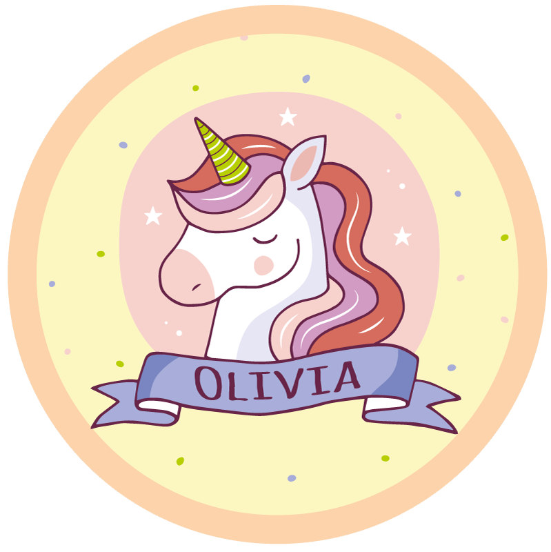 This is [name]'s Unicorn Profile! [Name] is a magical creature wi - TenStickers