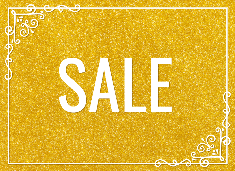 sale golden glitter texture  rectangular rug - TenStickers