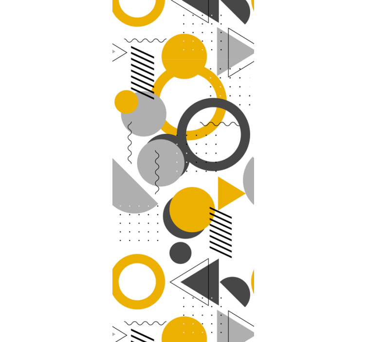 Dynamic abstract patterns polka dots wallpaper - TenStickers