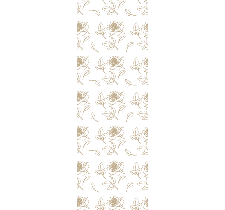 Elegant Rose Patterns flowers wallpaper - TenStickers