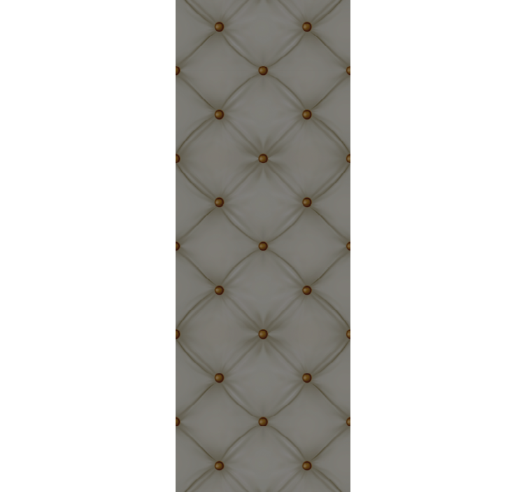 Grey cushioned motif textured wallpaper - TenStickers