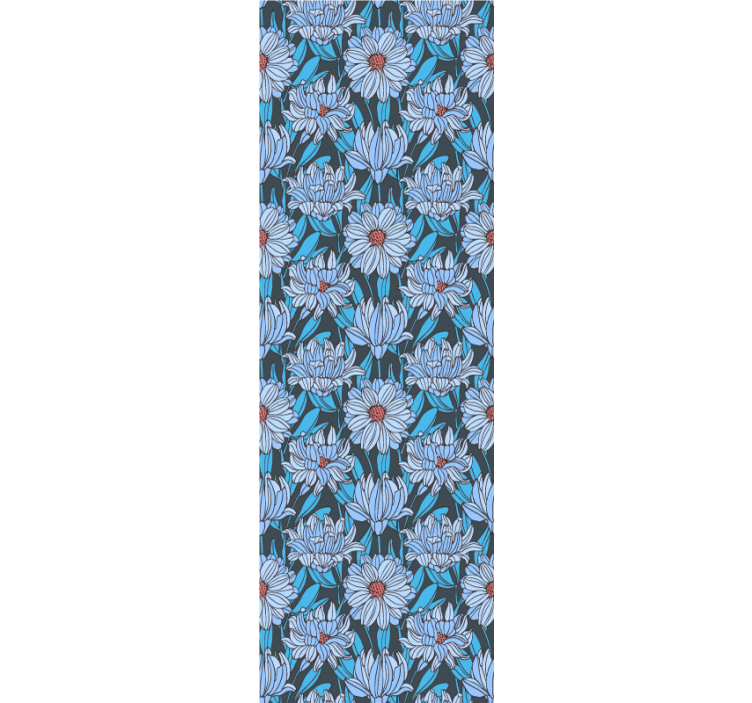 Lush Floral Design flowers wallpaper - TenStickers