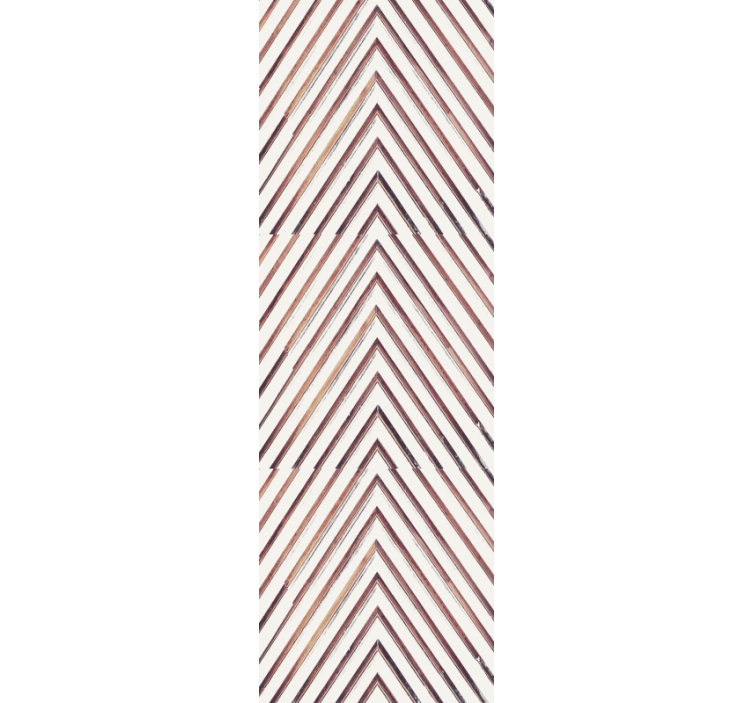 Chevron Line Pattern wallpaper geometric - TenStickers