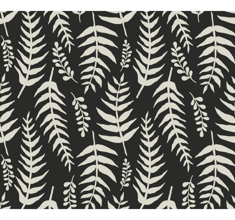 Foliage Pattern Design leaves wallpaper - TenStickers