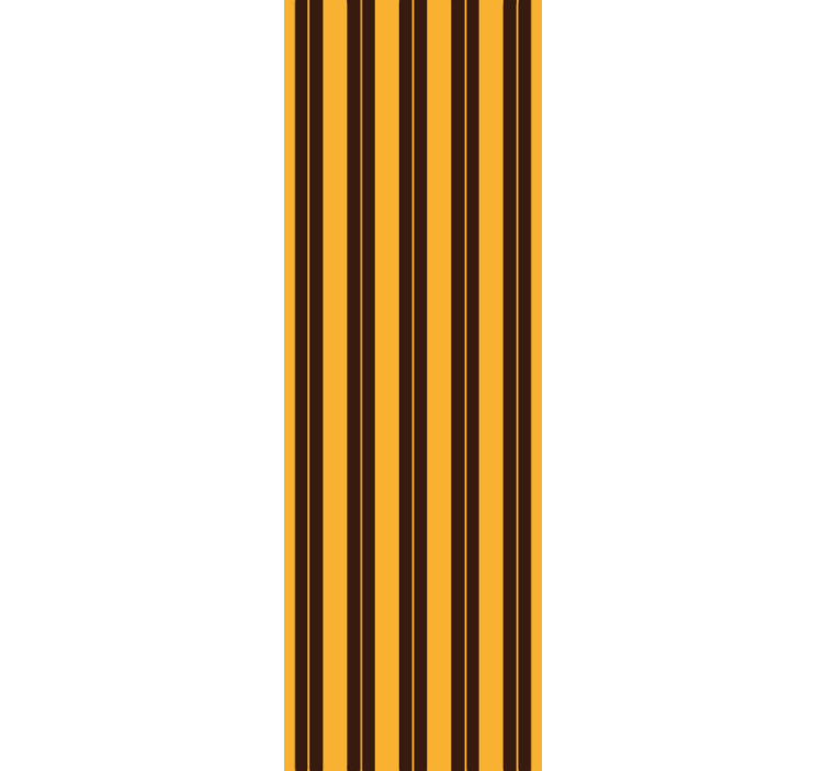 Black mustard stripes wallpaper striped - TenStickers