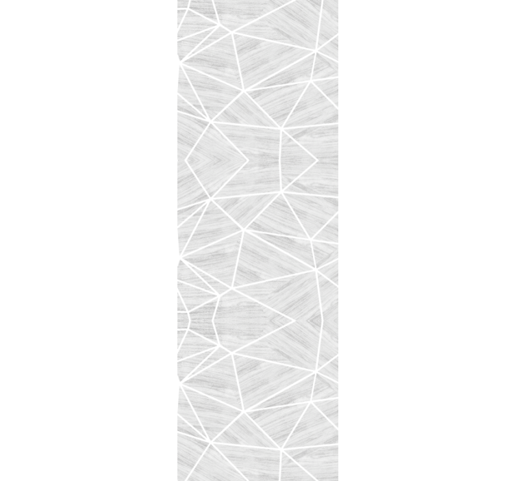 Grey lines across wallpaper geometric - TenStickers