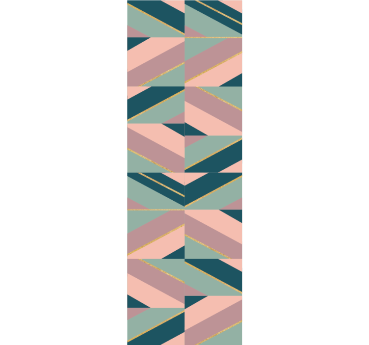 Abstract pastel angles wallpaper geometric - TenStickers