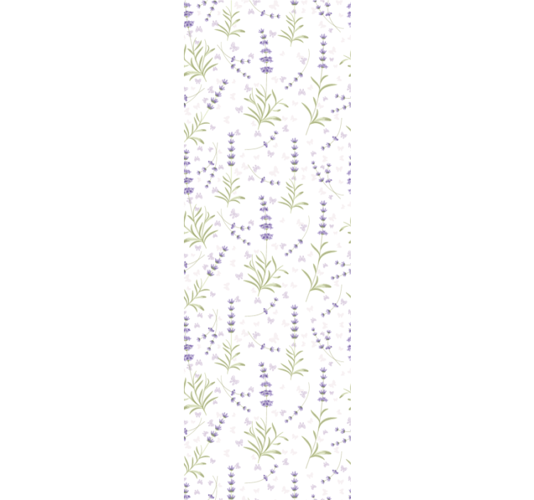 Lavender Floral Arrangement flowers wallpaper - TenStickers