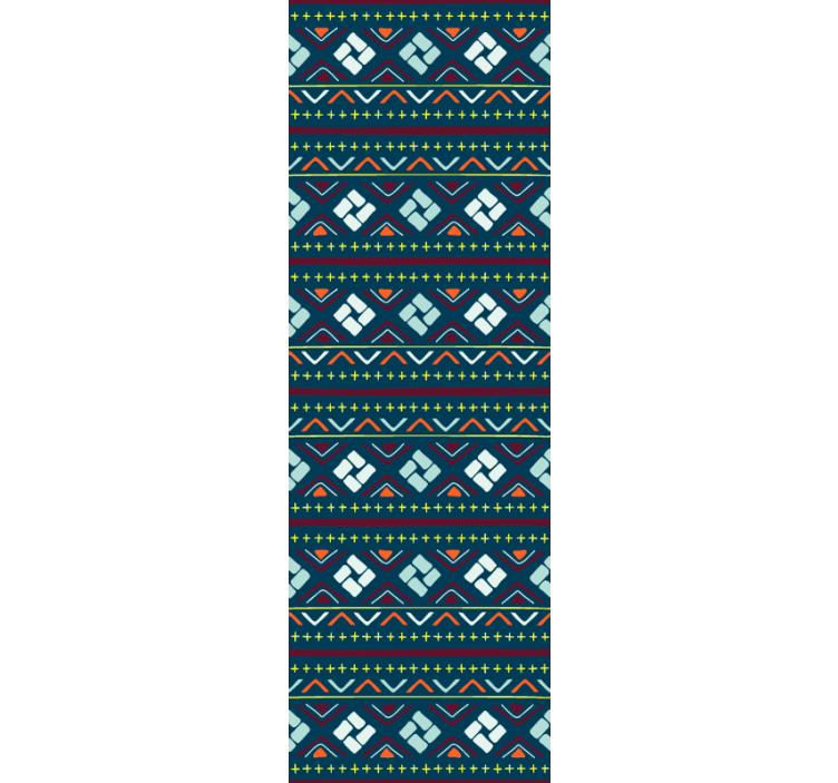 Wallpaper geometric color block design - TenStickers