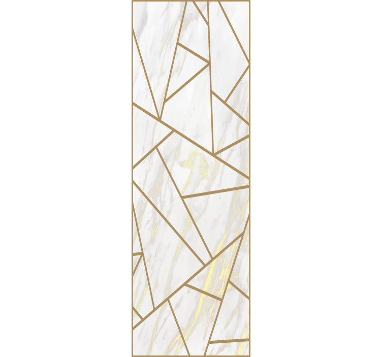 Geometric Glass Effect 3 d wall paper - TenStickers
