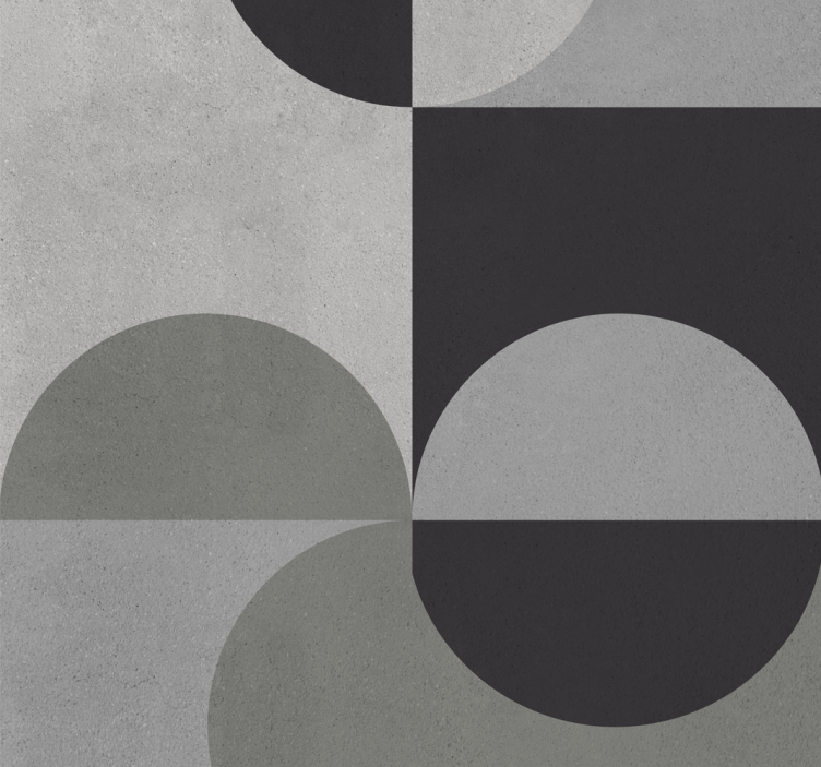 Abstract pattern grey tones kitchen wallpaper - TenStickers