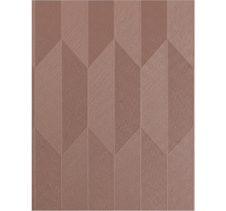 Living area wallpaper geometric mauve chevron - TenStickers