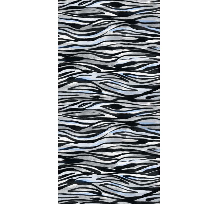 Ornamental wallpaper zebra pattern design - TenStickers