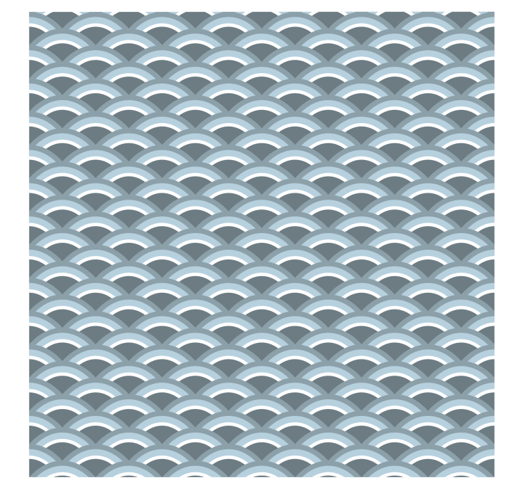 Animals wallpaper in blue snake skin pattern - TenStickers