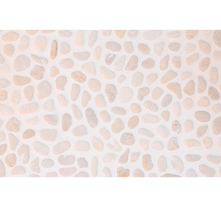 Animals wallpaper neutral pebble pattern - TenStickers