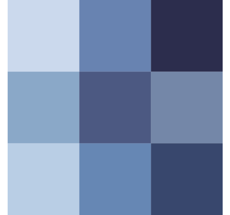 Wallpaper office blue shade modern tile - TenStickers